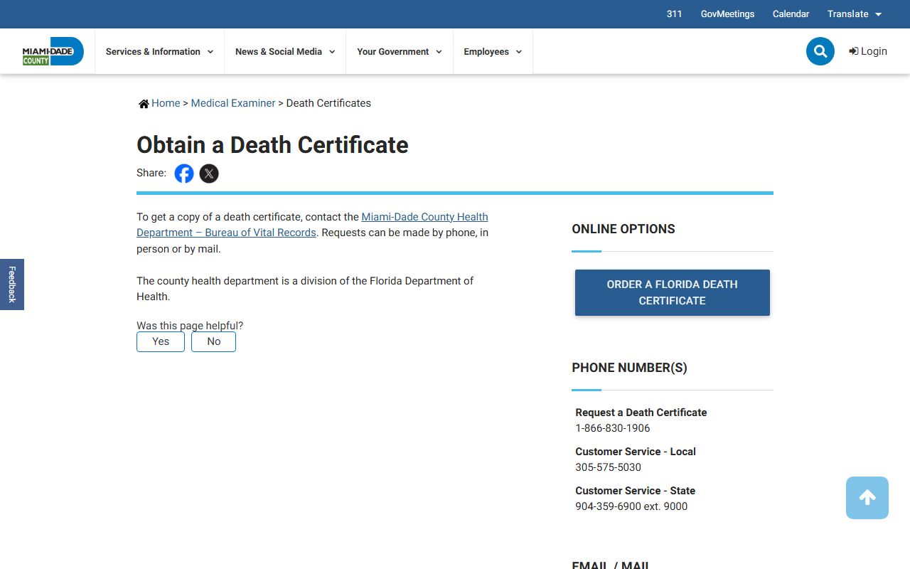 Miami-Dade County Health Department building